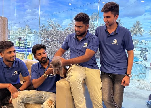 Pet relocation team